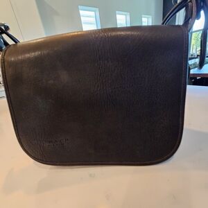 Vintage- Excellent Condition!!!Coach Black Leather Crossbody Bag